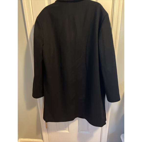 Mario Valente Overcoat Trench Coat 42L Wool & Cashmere Pristine Condition Italy - Picture 10 of 11